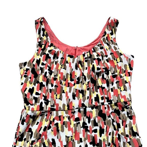 R&K ORIGINALS Multi-Color Dress W/ Pockets Size 16 - Picture 3 of 5
